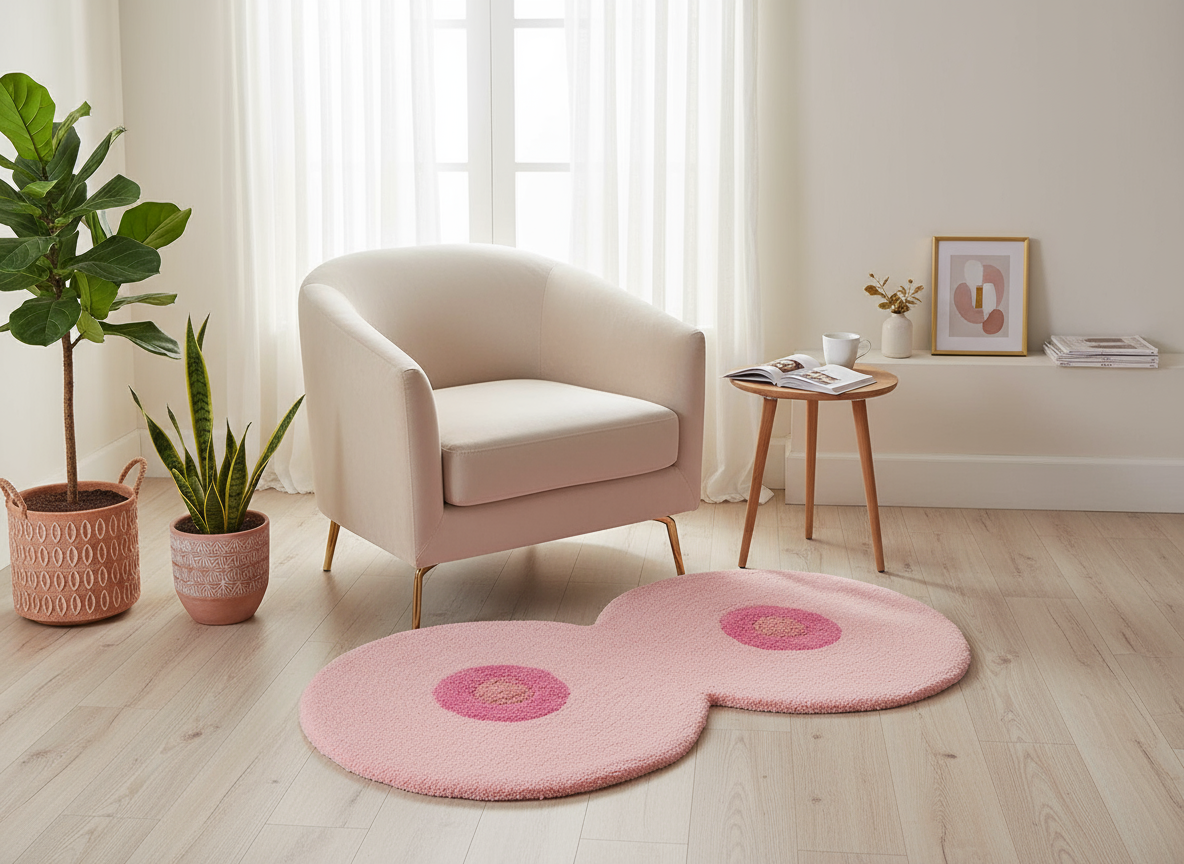 Tapis Poitrine Rose