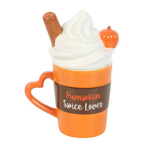 Tasse à Couvercle Citrouille Épicée d'Automne