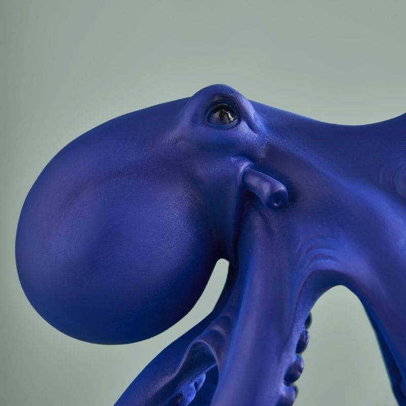 Lampe de table Baby Otto l’Octopus Bleu Résine 15,5 x 13,5 cm