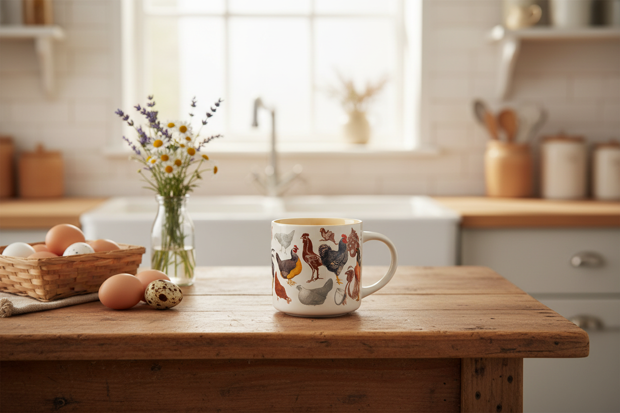 Mug Poules de basse-cour (430 ml)