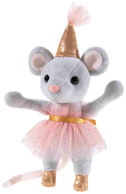 Peluche Partymaus Souris (3 tenues possibles) - 18 cm