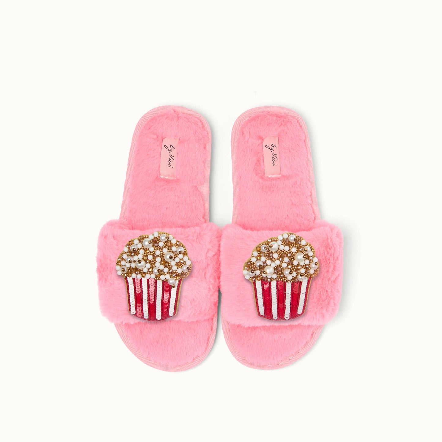 Paire de broches pour Chaussons - Popcorn