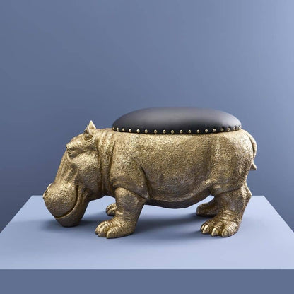 Tabouret HippopotamePatty Potamus Or