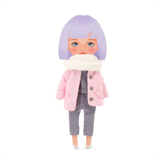 Clothing set: pink jacket - 28 cm