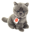Sitting Chartreux Kitten Plush