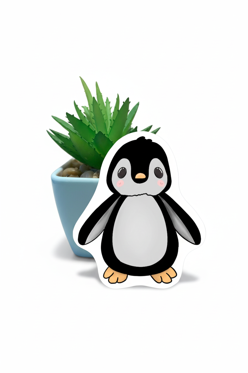 Autocollant pingouin