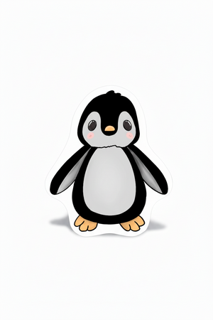 Autocollant Pingouin