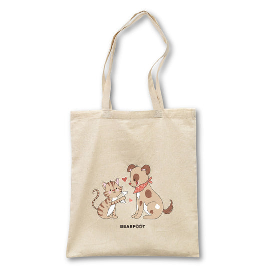 Jutebeutel Hund & Katze