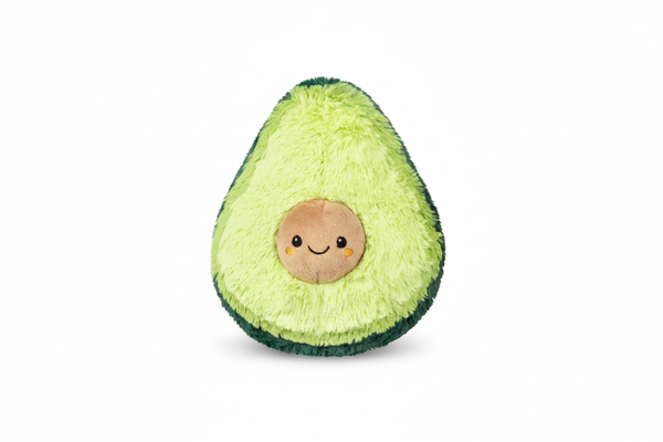 Mini knuffelbare avocado-knuffel