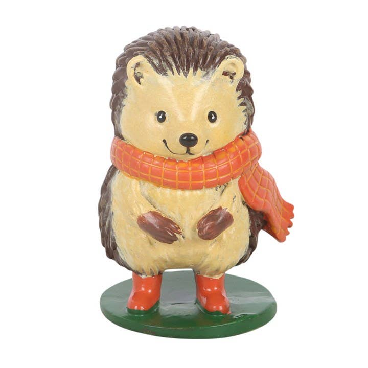 Ornement figurine de hérisson Hazel d'automne