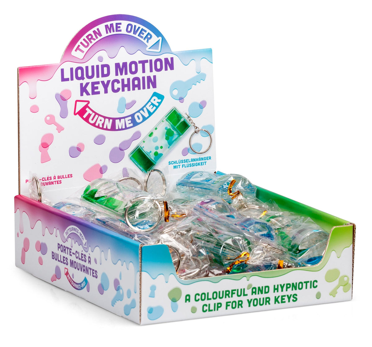 PORTE-CLÉS À MOUVEMENT LIQUIDE