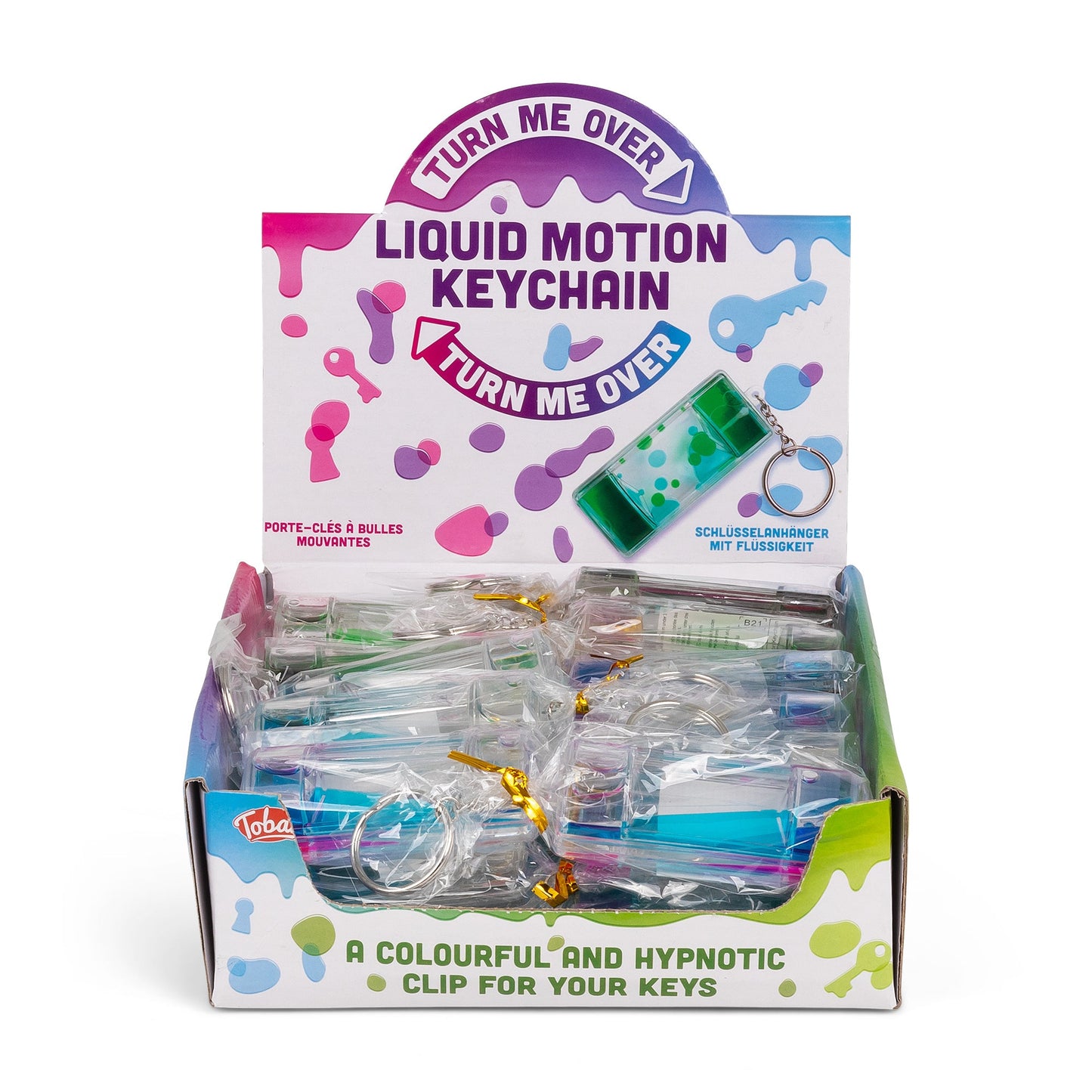 PORTE-CLÉS À MOUVEMENT LIQUIDE