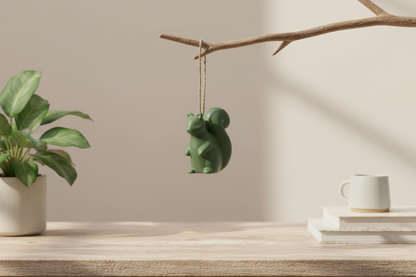 Hanging decoration - Green squirrel