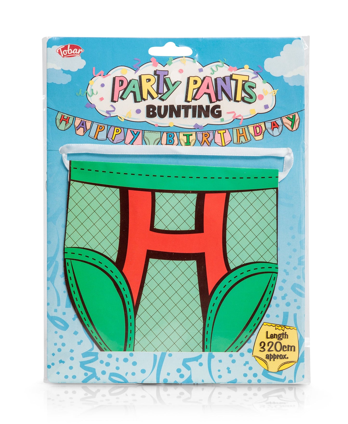 HAPPY BIRTHDAY BUNTING PARTY TROUSERS