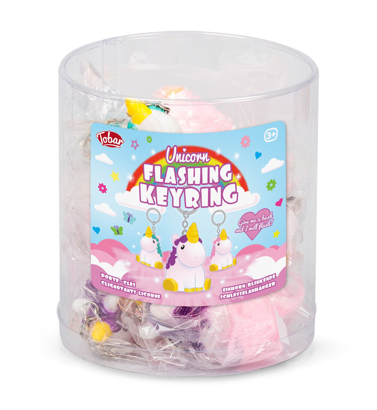 PORTE-CLÉS CLIGNOTANT LICORNE