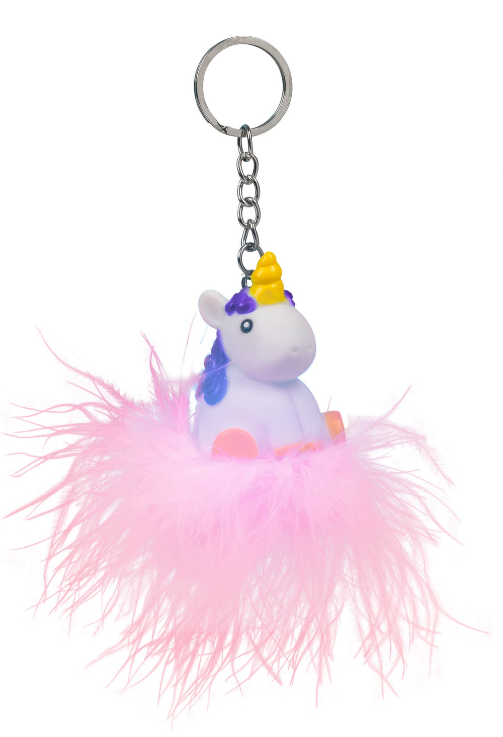 FLASHING UNICORN KEYCHAIN