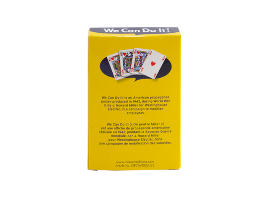 Jeu de 56 cartes à jouer Bridge « We Can Do It »