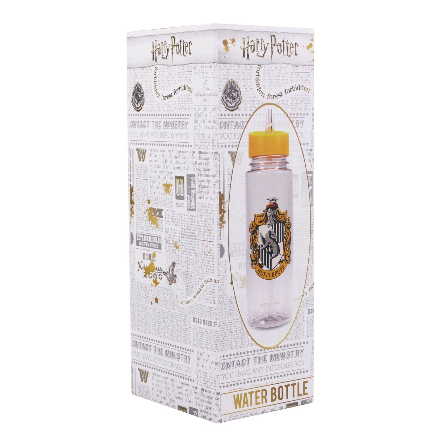 Bouteille d'eau en plastique - Harry Potter - Poufsouffle