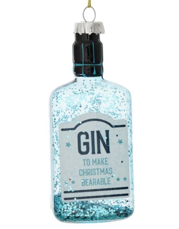 Hanging decoration Gin bottle