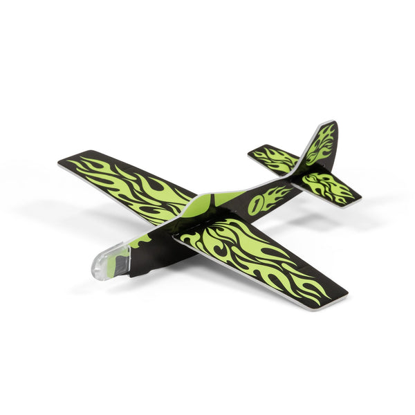 Avion planeur polychrome phosphorescent