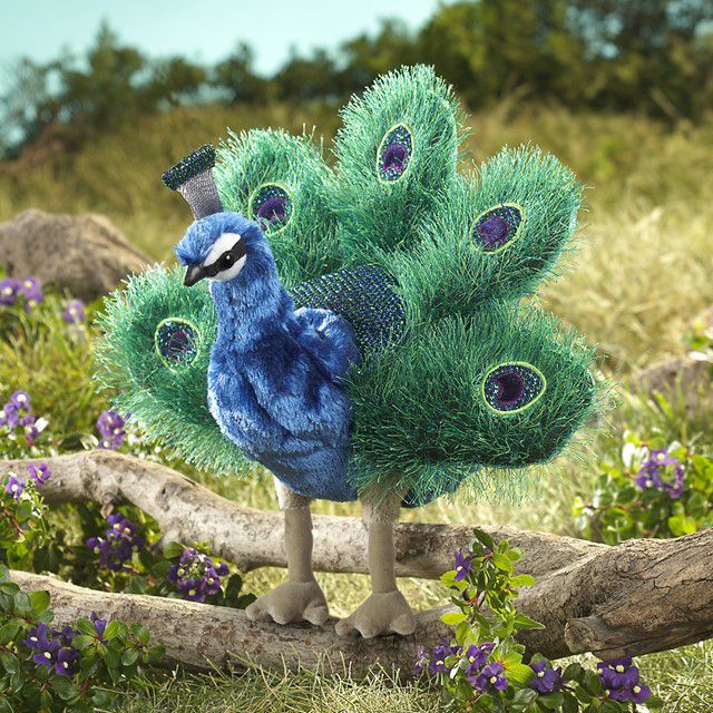 Peacock Hand Puppet