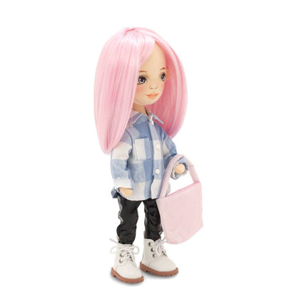 Poupée Billie avec chemise à carreaux 32 cm