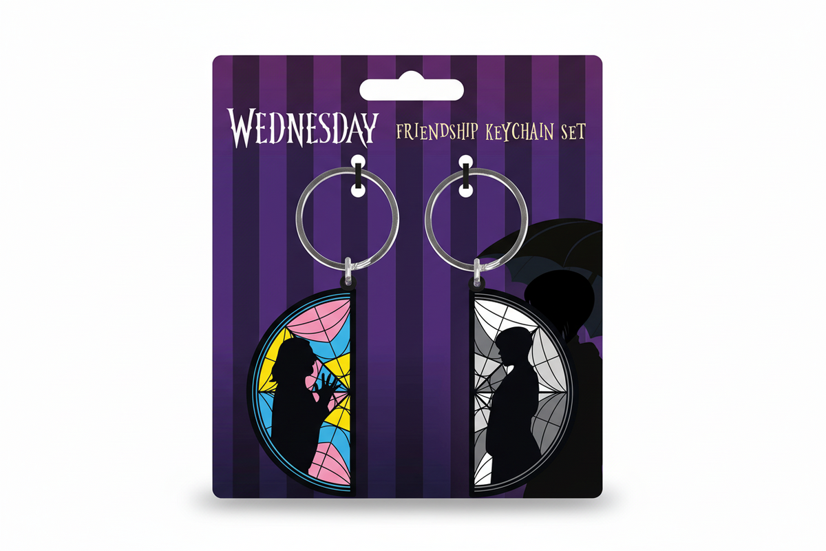 Porte-clés Mercredi - Fenêtre 2-Pack
