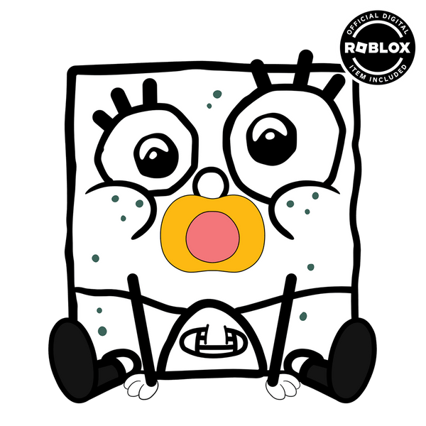 Baby DoodleBob Keychain (5in)