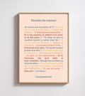 Poster - Paroles de Maman