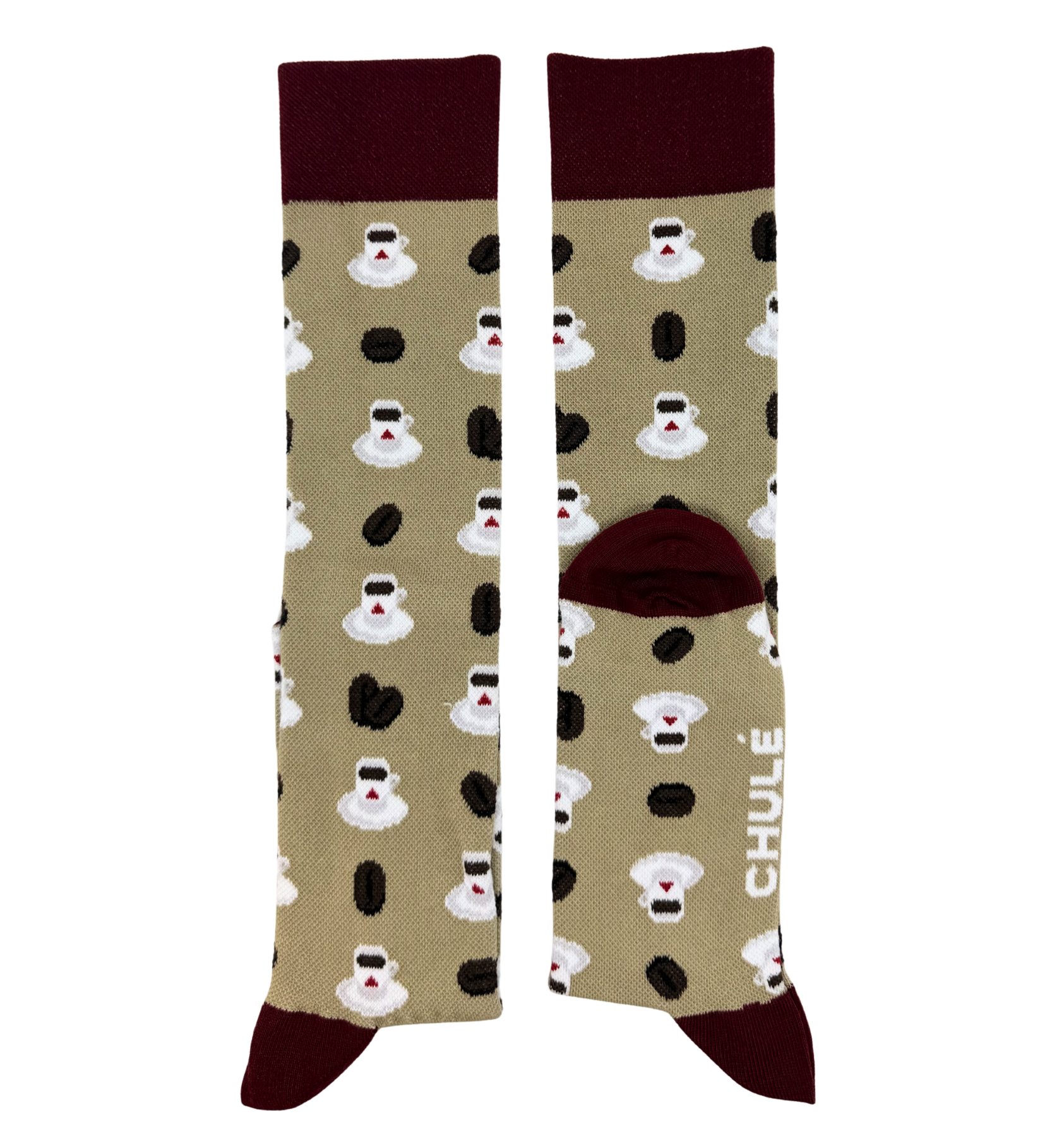 Chaussettes de Compression « Café Beige » - Chulé