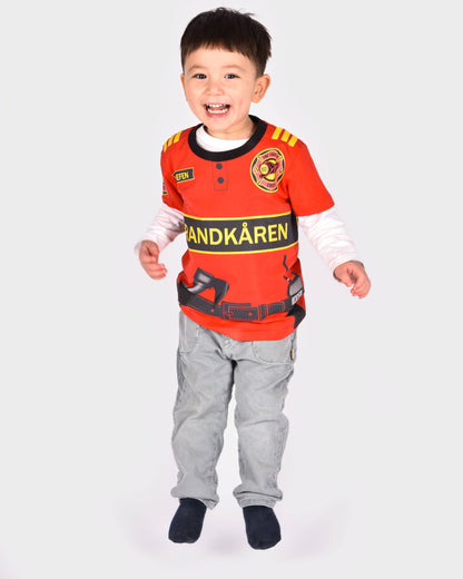 T-shirt Fire-Fighter en coton biologique 98-104 Cl
