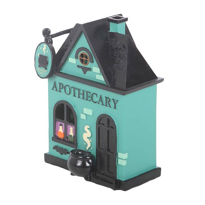 Halloween LED Decor for an Apothecary Shop