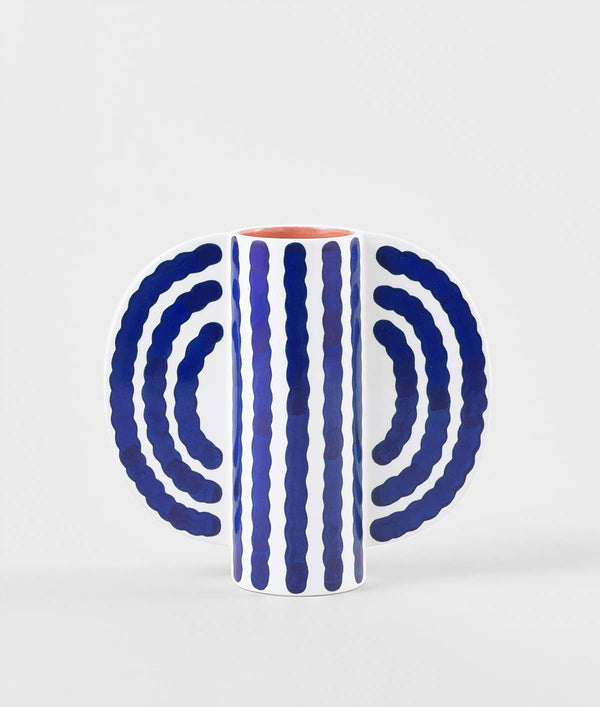 "Kleine vlinder" vaas - Blauw