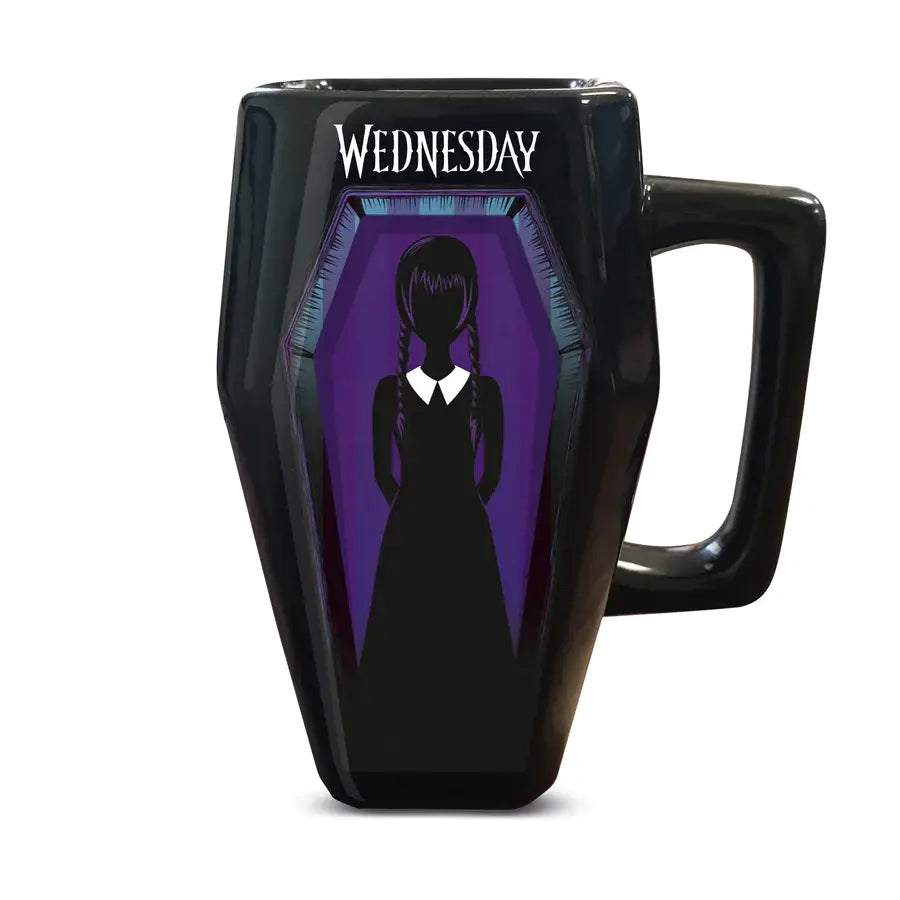 Coffin-shaped mug (Wednesday)
