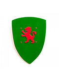 Bouclier Vert Kamelot Lion Rouge L