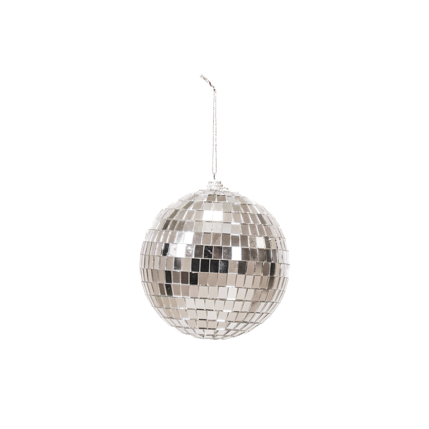 Boule de Noël Disco Argent - 8cm