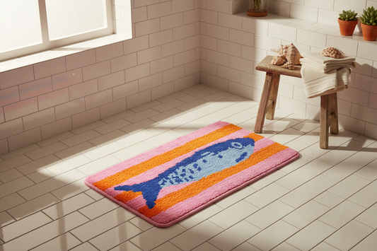 Badematte „Sunset Fish“