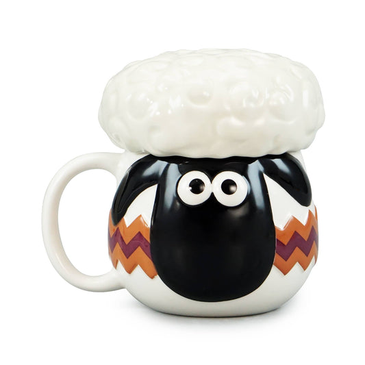 Mug 3D avec couvercle Wallace & Gromit - Shaun