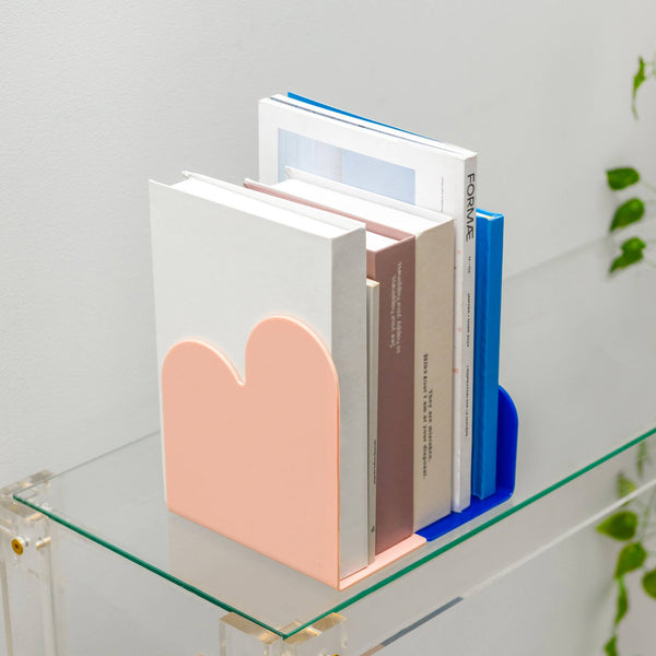 Ensemble de 2 Serre Livres Abstraits Helio Ferretti Vue 2