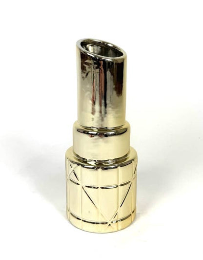 Vase Rouge à Lèvres Or