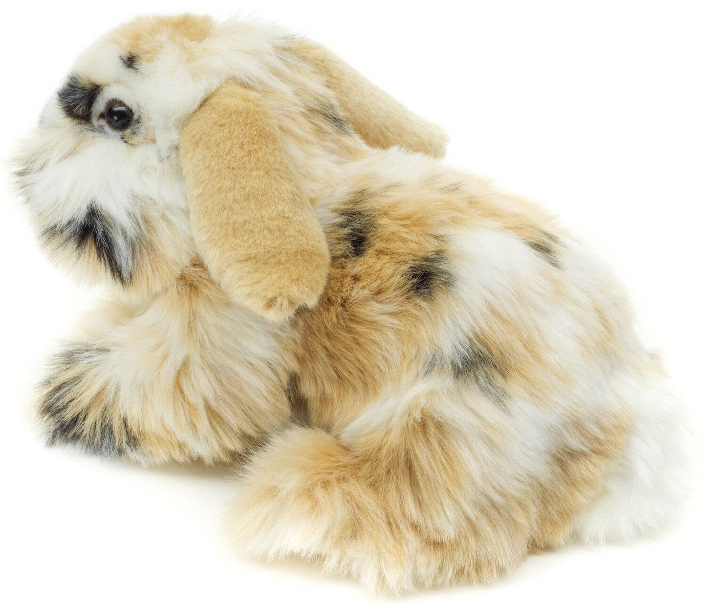 Lapin tête de lion, couché (s/b/w) - 23 cm - douillet/en peluche Uni Toys