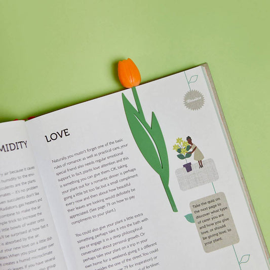 Marque-page Tulipe Orange