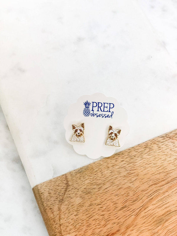 Boucles d'oreilles Yorkshire Terrier