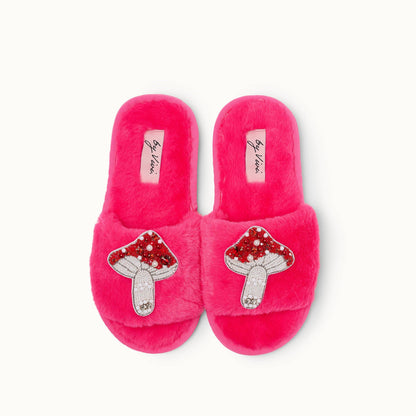 Paire de broches pour Chaussons - Champignons