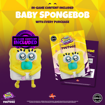 Baby Spongebob Keychain (5in)