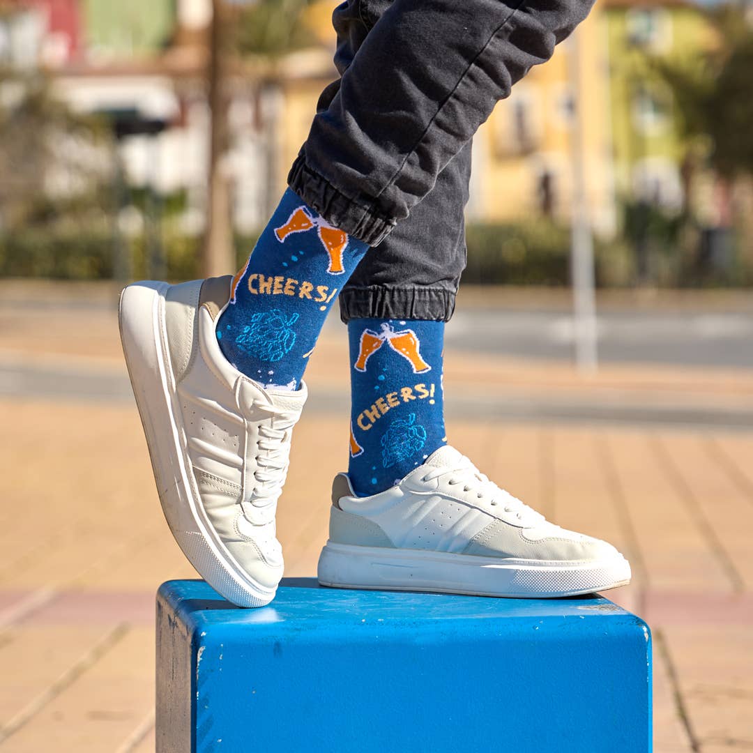 CHEERS seamless unisex cotton mid-calf socks