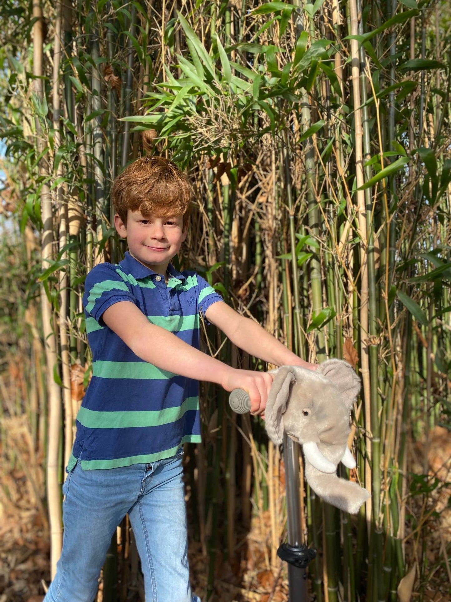 Elephant Head Accessory for Children's Bicycles and Scooters