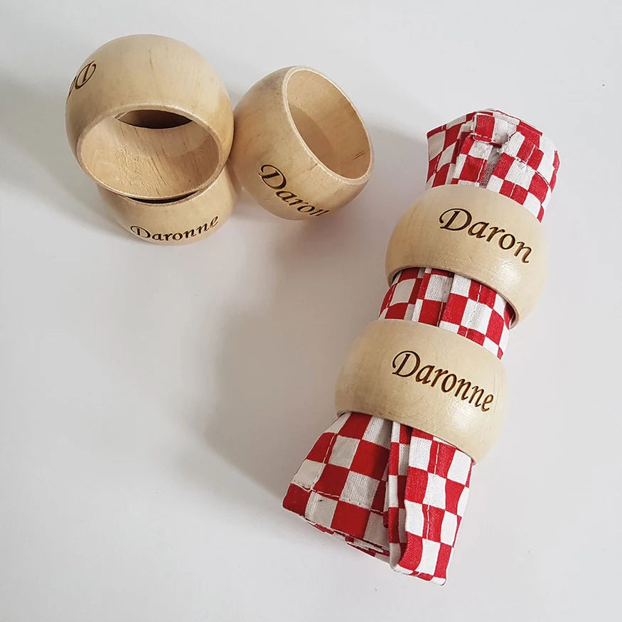 Ronds de Serviette Couple Daronne et Daron