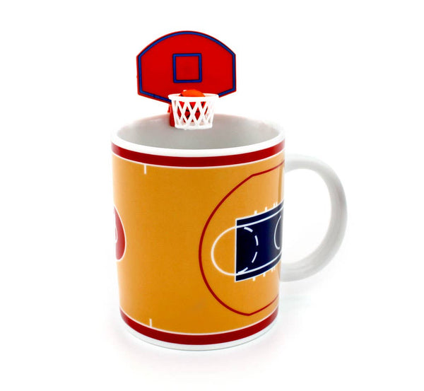 Mok met basketbalring