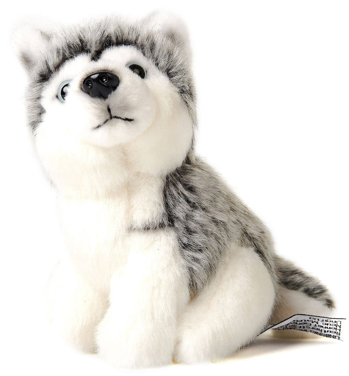 Peluche Husky assis – 12 cm